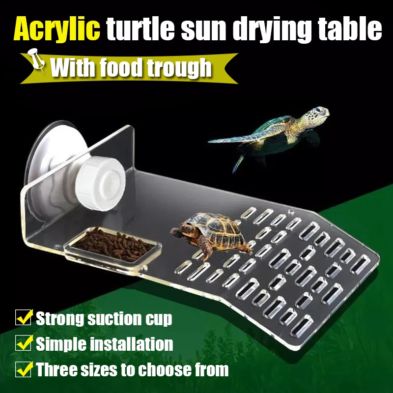Marine Aquarium Aquascape - 1 шт., размер S/M/L, черепаха, платформа,