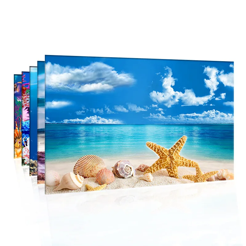 Фон для аквариума, 3d наклейка – обзор и цена Marine Aquarium Aquascape