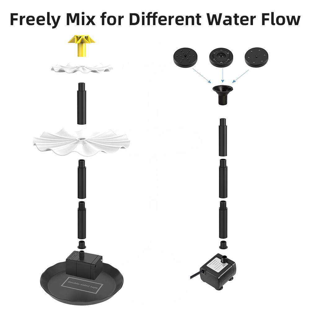 Солнечный фонтанный насос для  – обзор и цена Aquarium Marine Lights