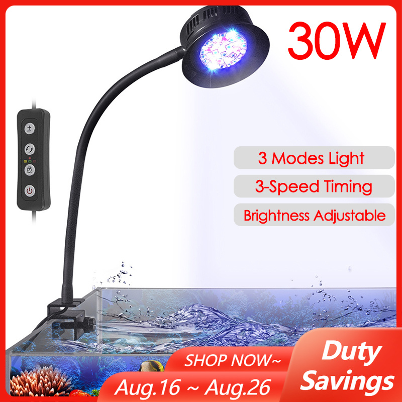 30 Вт аквариум с морской водой – обзор и цена Aquarium Marine Lights