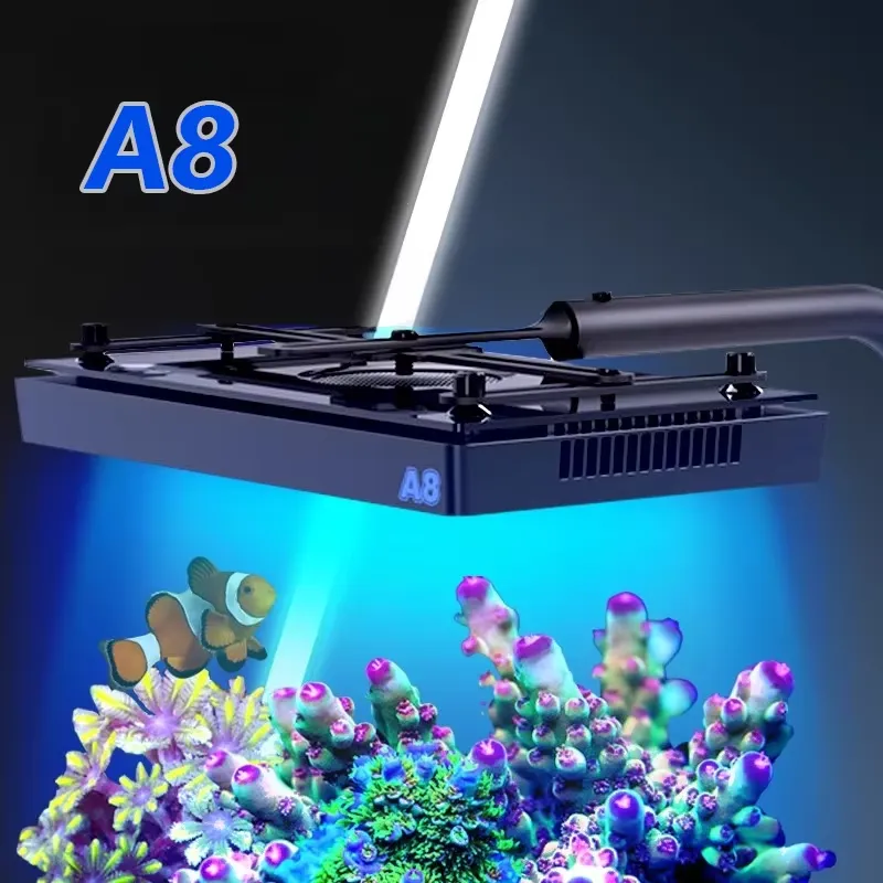 Светодиодный светильник A8SE I – обзор и цена Aquarium Marine Lights